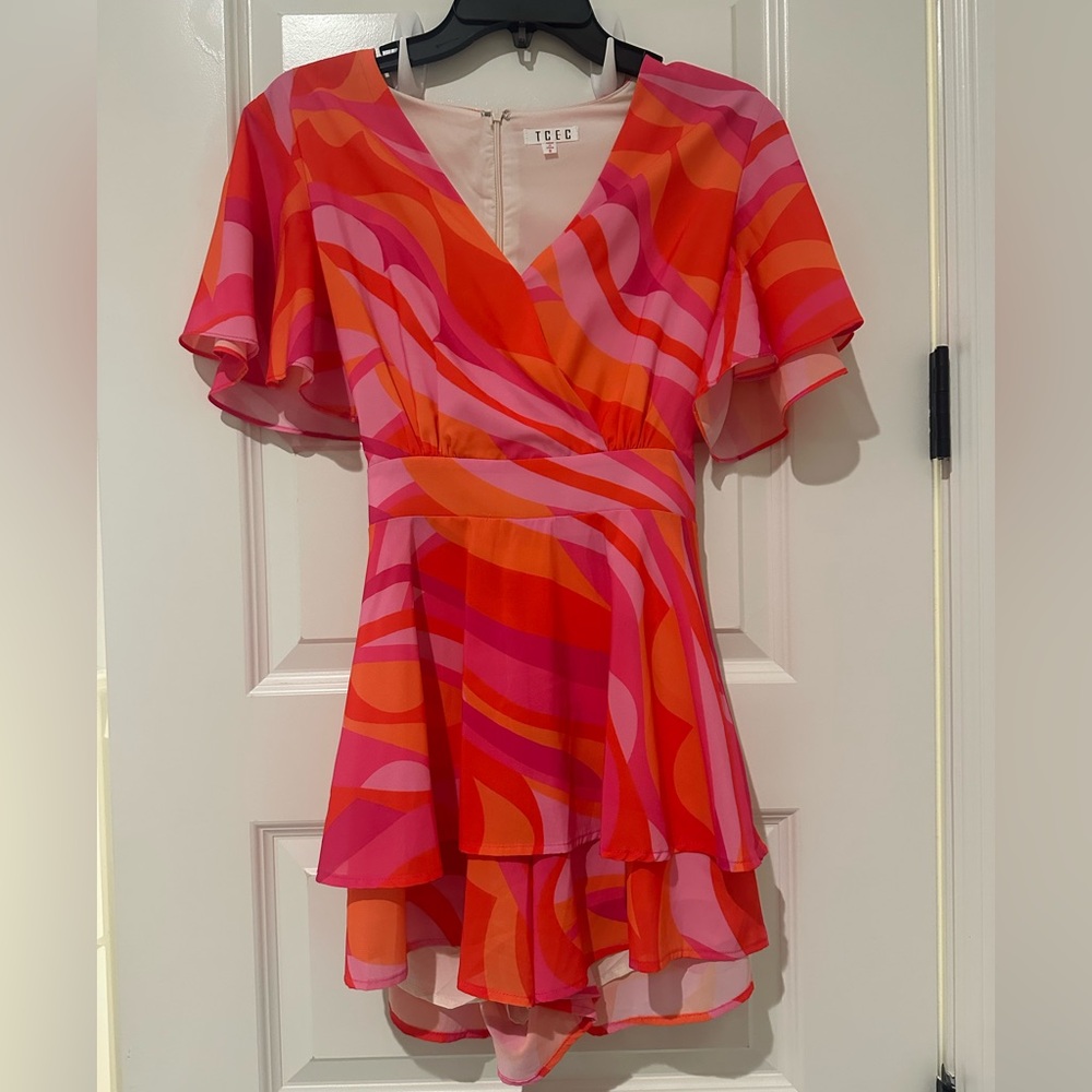 TCEC Vibrant Swirl Romper